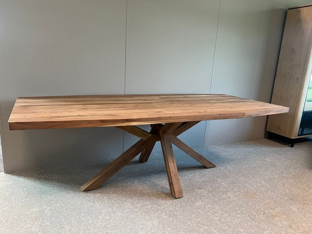 Eettafel Quebec 210cm van Henders en Hazel, Overige materialen, 100 tot 150 cm, Ophalen of Verzenden, Vijf personen of meer