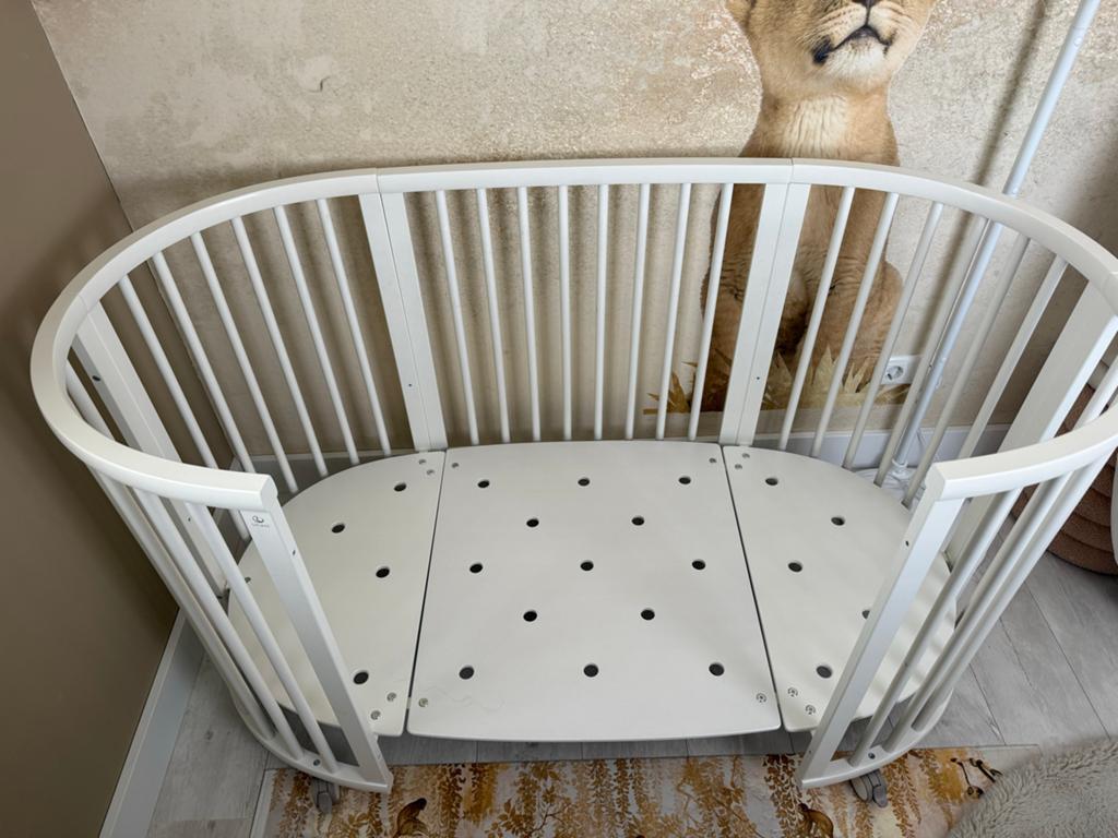 Stokke Sleepi V3 Set - Wieg & Ledikant met toebehoren, Ophalen, Zo goed als nieuw, Wieg