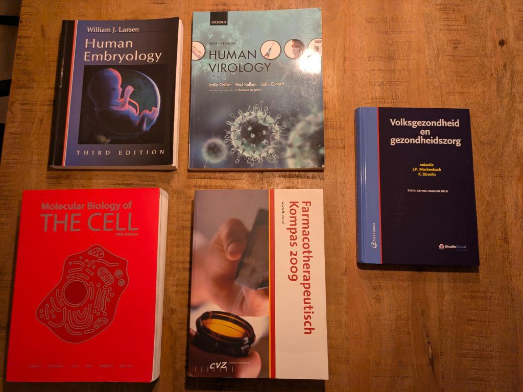 Medische boeken, Boeken, Studieboeken en Cursussen, Gelezen, WO, Beta, Ophalen of Verzenden