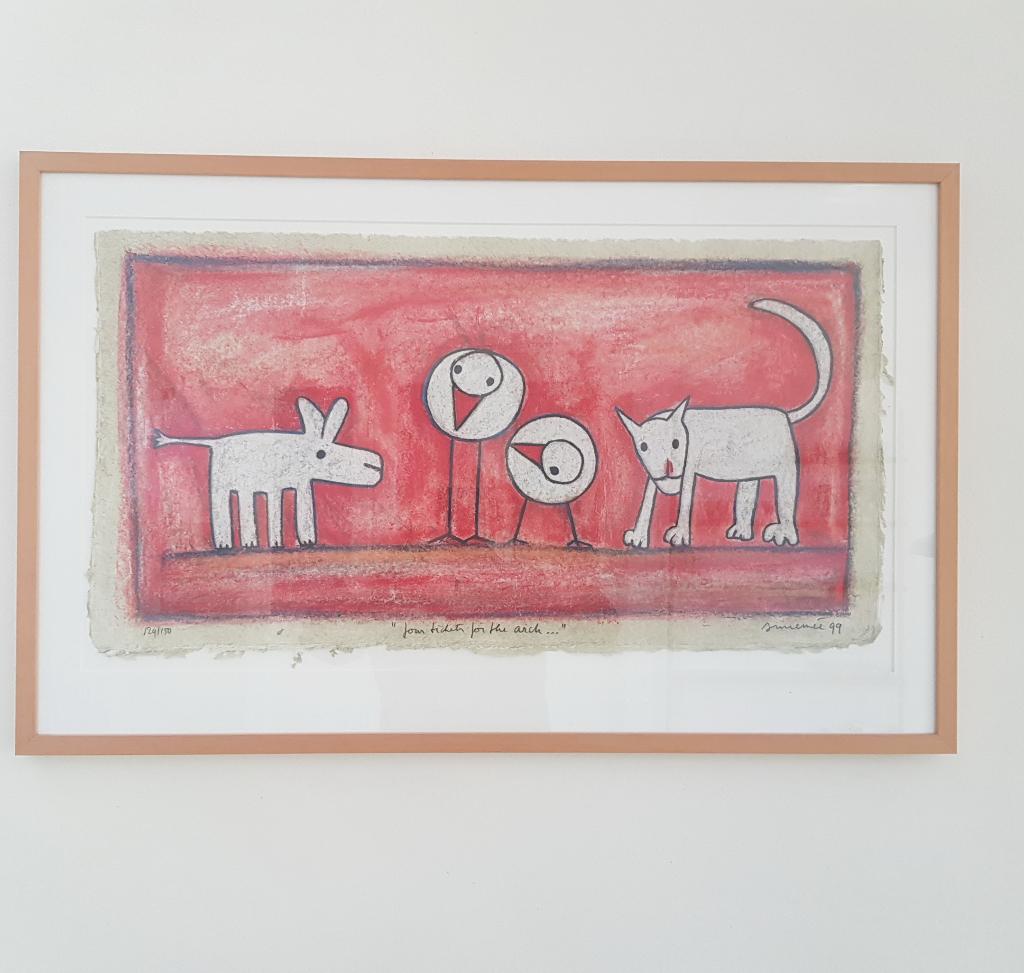 Hans Innemee Zeefdruk , groot formaat., Antiek en Kunst, Kunst | Litho's en Zeefdrukken, Ophalen