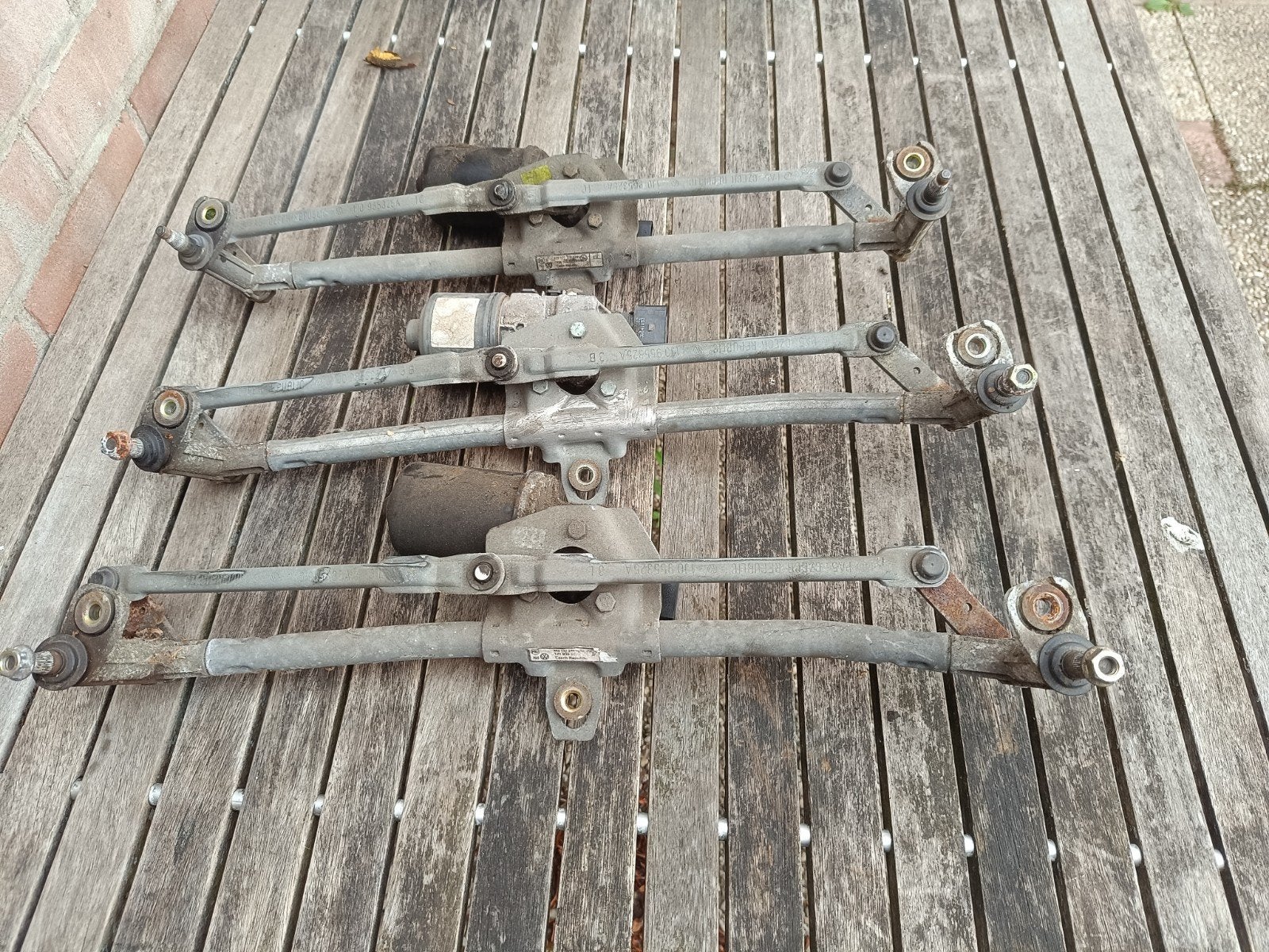 Ruitenwisser motor voorkant Volkswagen Golf 4 Bora, Ophalen, Gebruikt, Seat