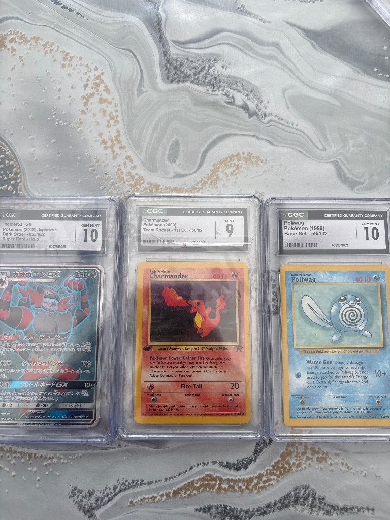 Pokemon kaarten cgc 10 psa 10 collectie graded slabs, Ophalen of Verzenden, Zo goed als nieuw, Meerdere kaarten