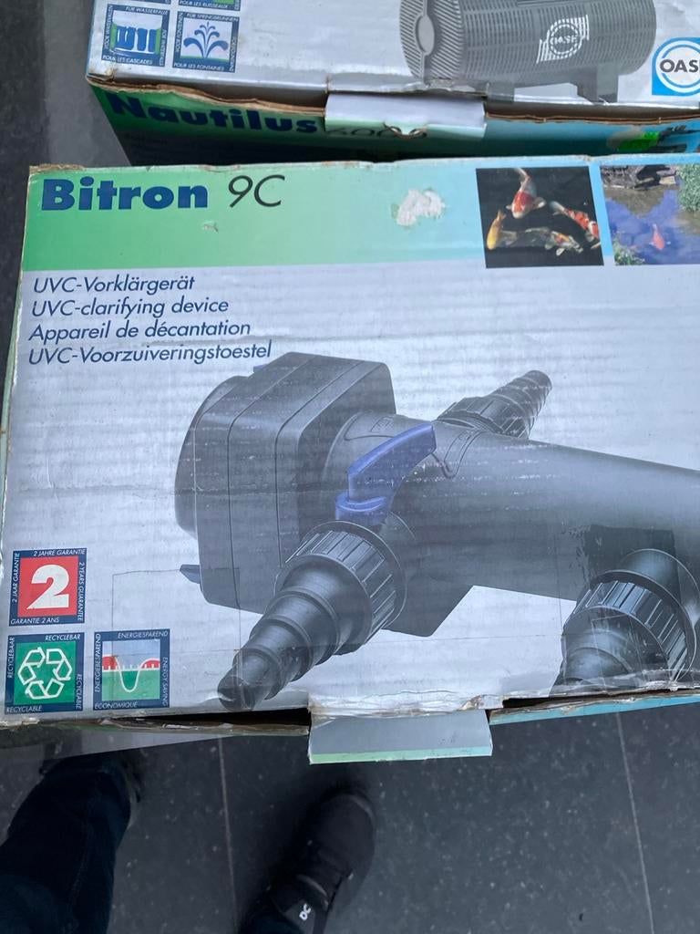 Oase Bitron 9C UVC-Voorzuiveringsapparaat voor Vijvers, Ophalen of Verzenden, Nieuw, Overige typen