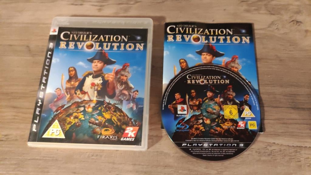 Sid Meier civilization Revolution Playstation 3 game, 1 speler, Ophalen of Verzenden, Zo goed als nieuw, Strategie en Constructie