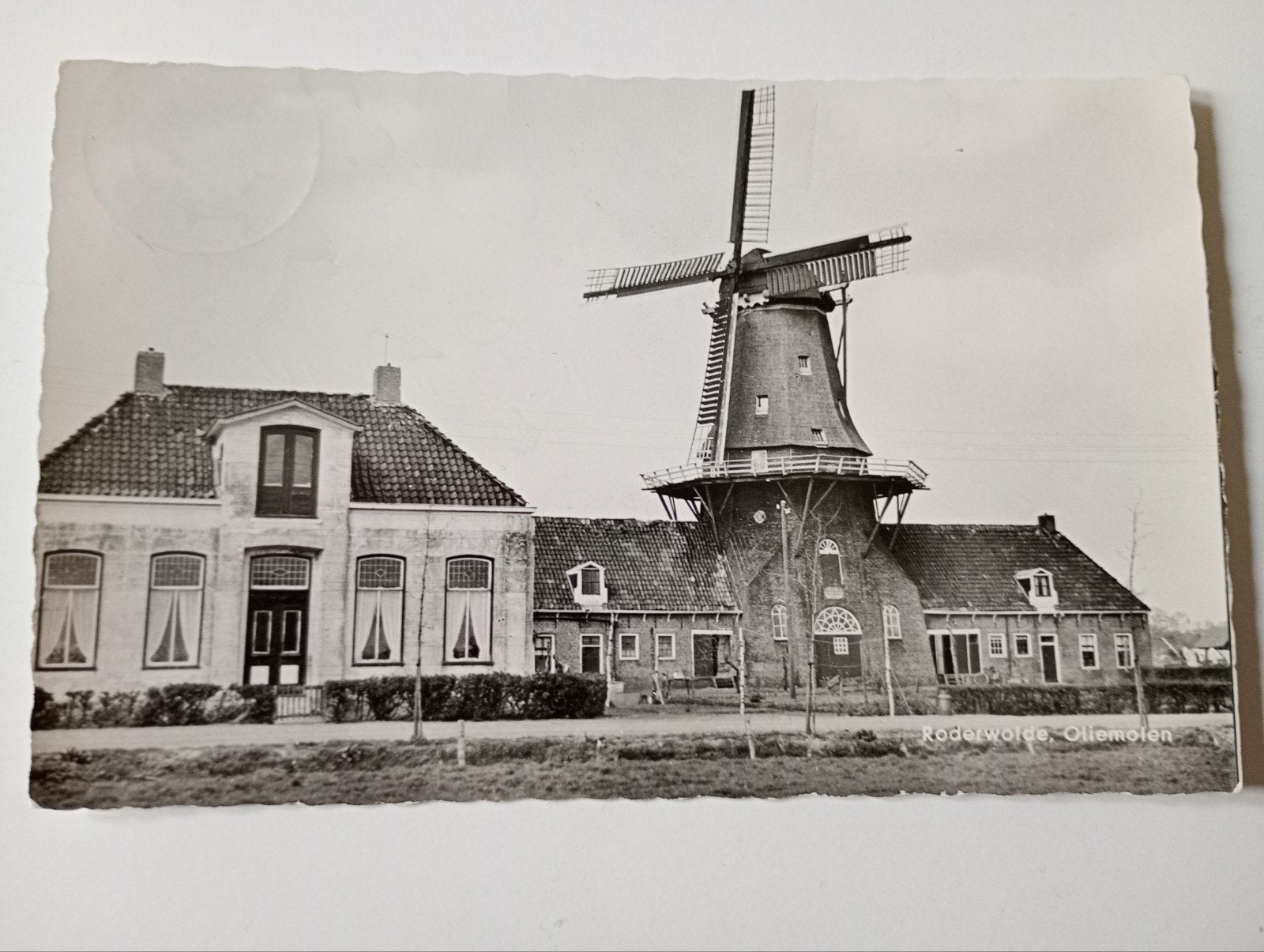 Roderwolde Molen 1962, Ophalen of Verzenden, 1960 tot 1980, Gelopen, Drenthe
