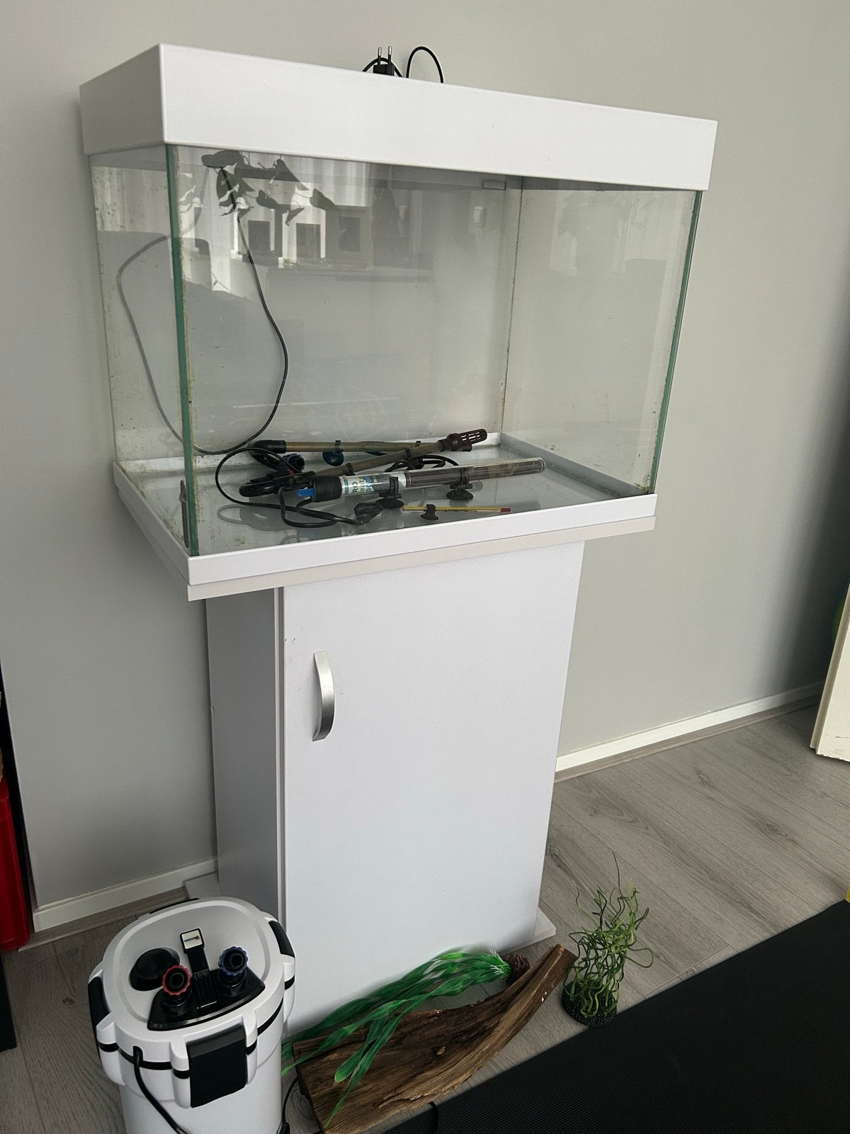 Superfish aquarium compleet met meubel, Ophalen, Zo goed als nieuw, Leeg aquarium, Verwarming