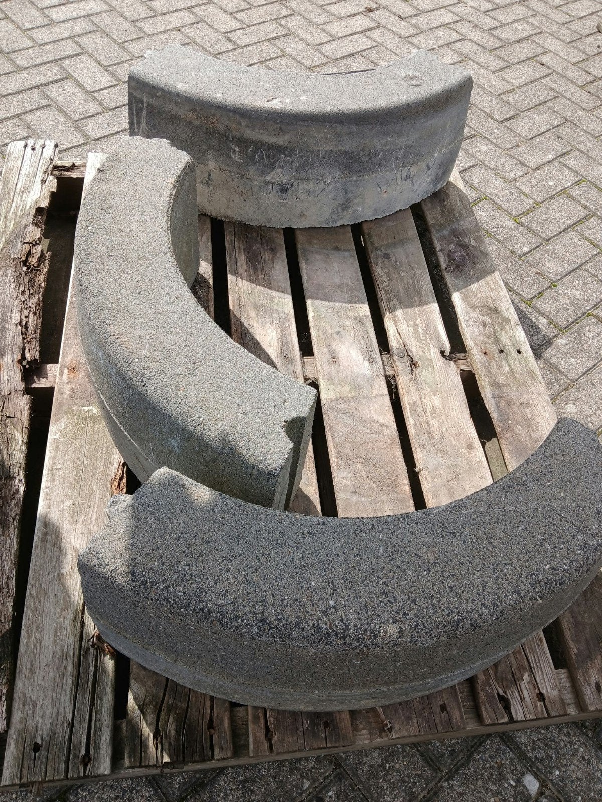 Troittpir bochtbanden, Ophalen