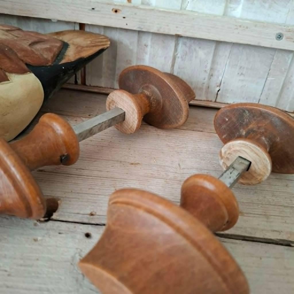 Brocante/vintage Franse deurknoppen, Antiek en Kunst, Ophalen of Verzenden