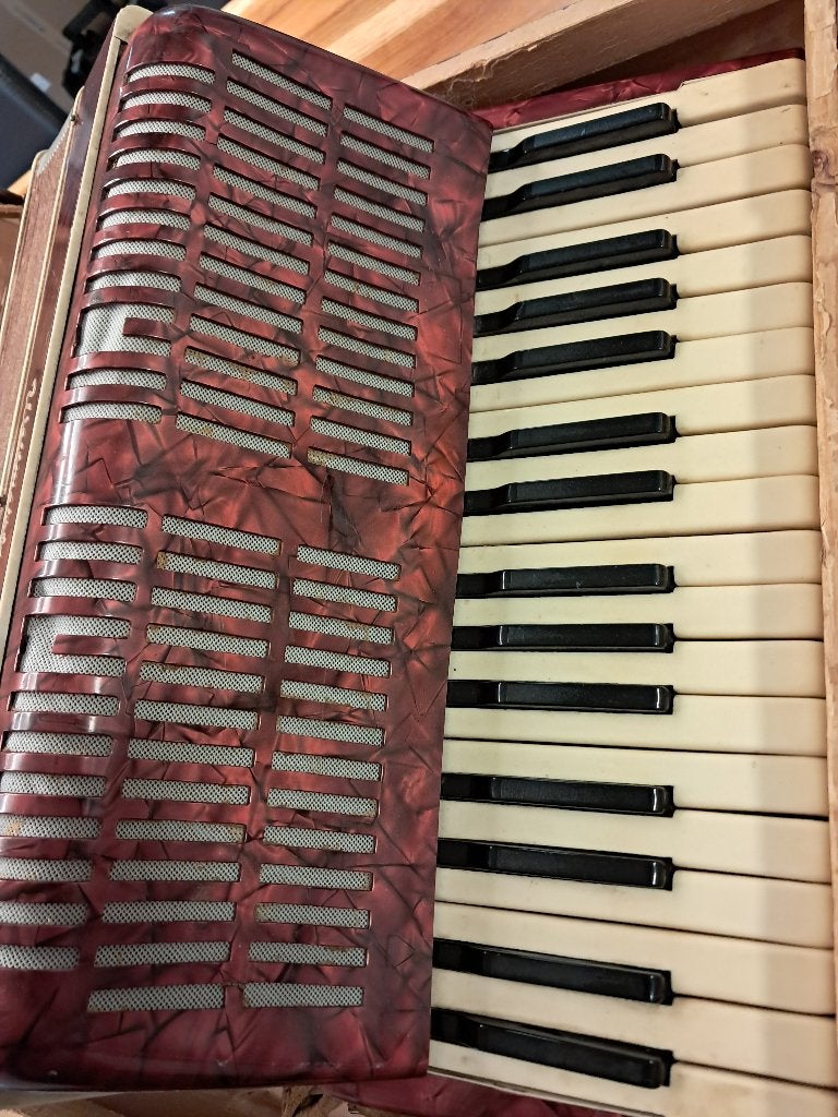 Accordeon, Muziek en Instrumenten, Accordeons, Ophalen, Gebruikt, 120-bas, Overige merken
