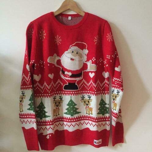 Unisex Kinder Christmas pullover (M/L/XL), Ophalen of Verzenden, Nieuw, Maat 38/40 (M), Rood