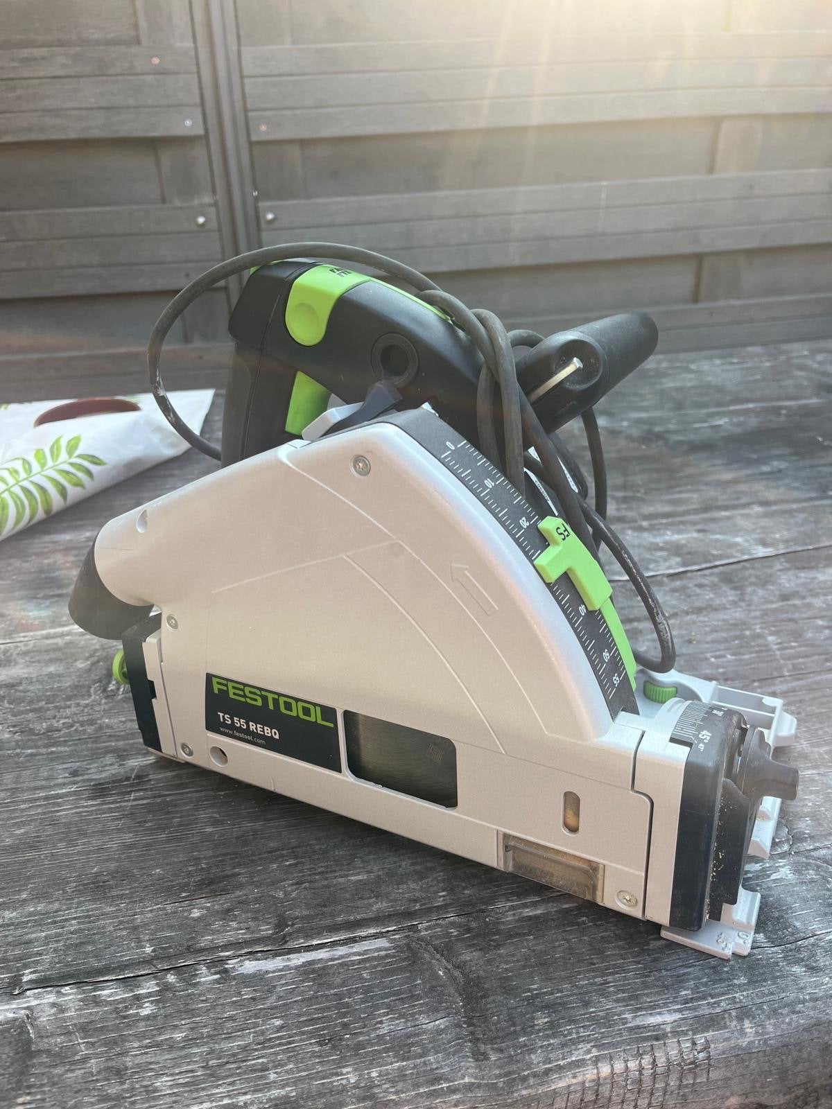 Festool invalzaag TS55REBQ met stofzuiger CTL Mini en Systai, Doe-het-zelf en Verbouw, Gereedschap | Zaagmachines, Ophalen, Gebruikt