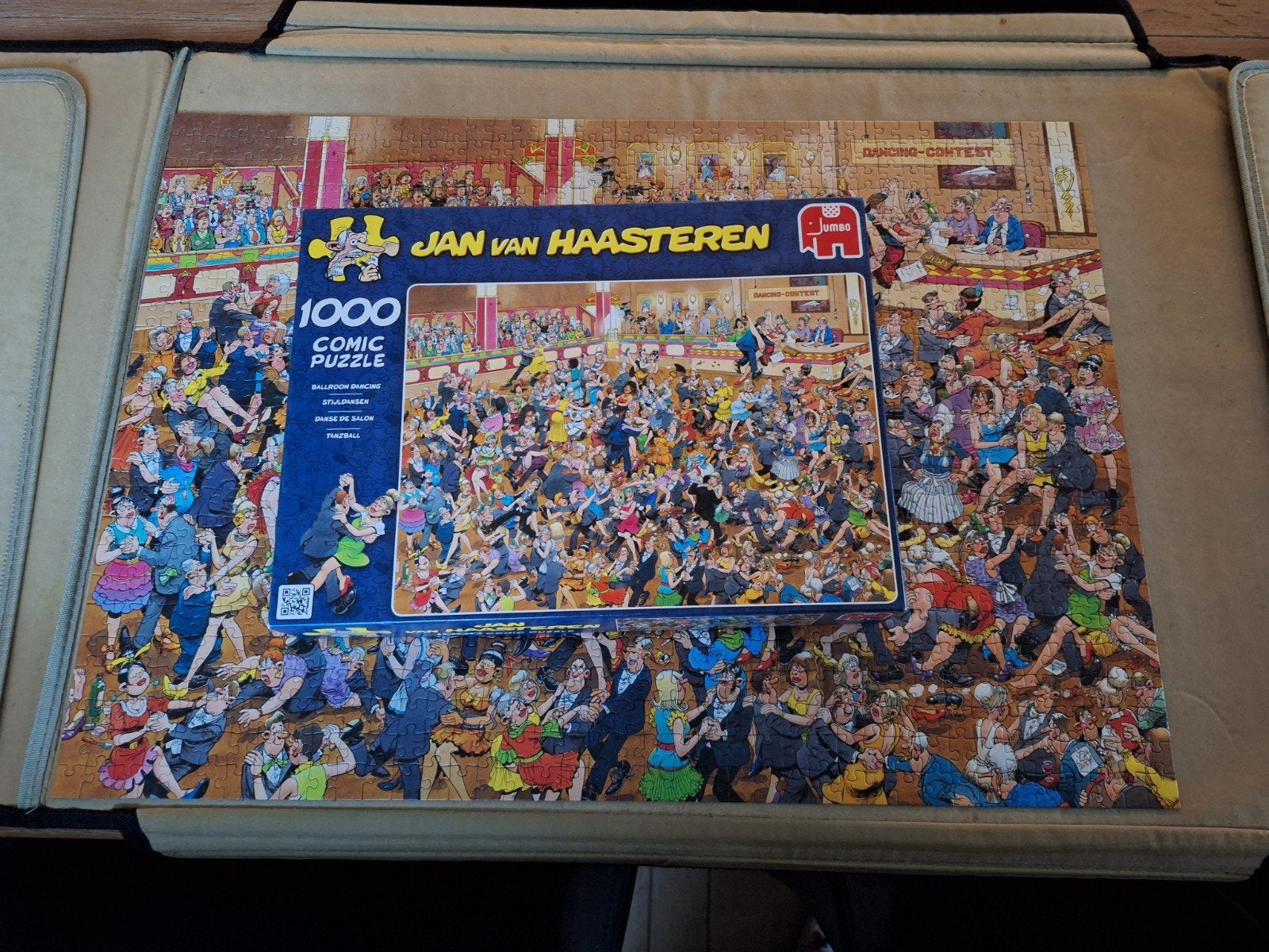 jan van haasteren puzzel mist 1 stukje, Hobby en Vrije tijd, Ophalen of Verzenden, 500 t/m 1500 stukjes, Gebruikt, Legpuzzel
