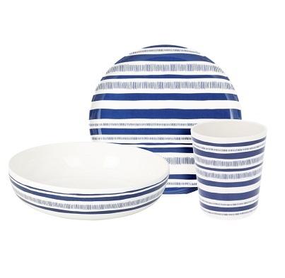 Modern Melamine Servies € 29,95, Www.kampeerkoopje.nl, Nieuw, Ophalen of Verzenden, Info@kampeerkoopje.nl