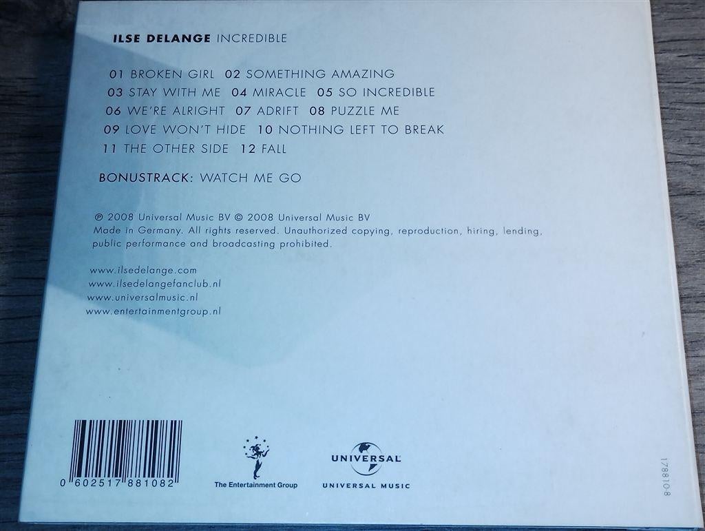 Ilse Delange - Incredible [Limited Edition], Ophalen of Verzenden, Zo goed als nieuw