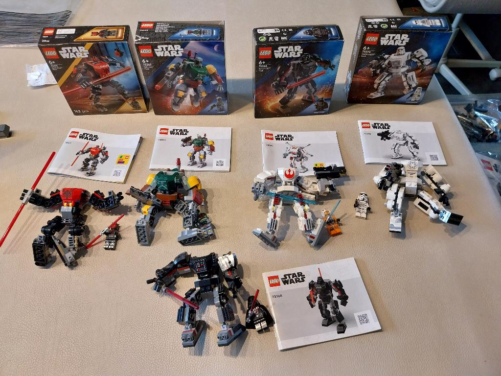 lego star wars lot Mech sets, Kinderen en Baby's, Speelgoed | Duplo en Lego, Star Wars, Lego, Ophalen of Verzenden, Complete set