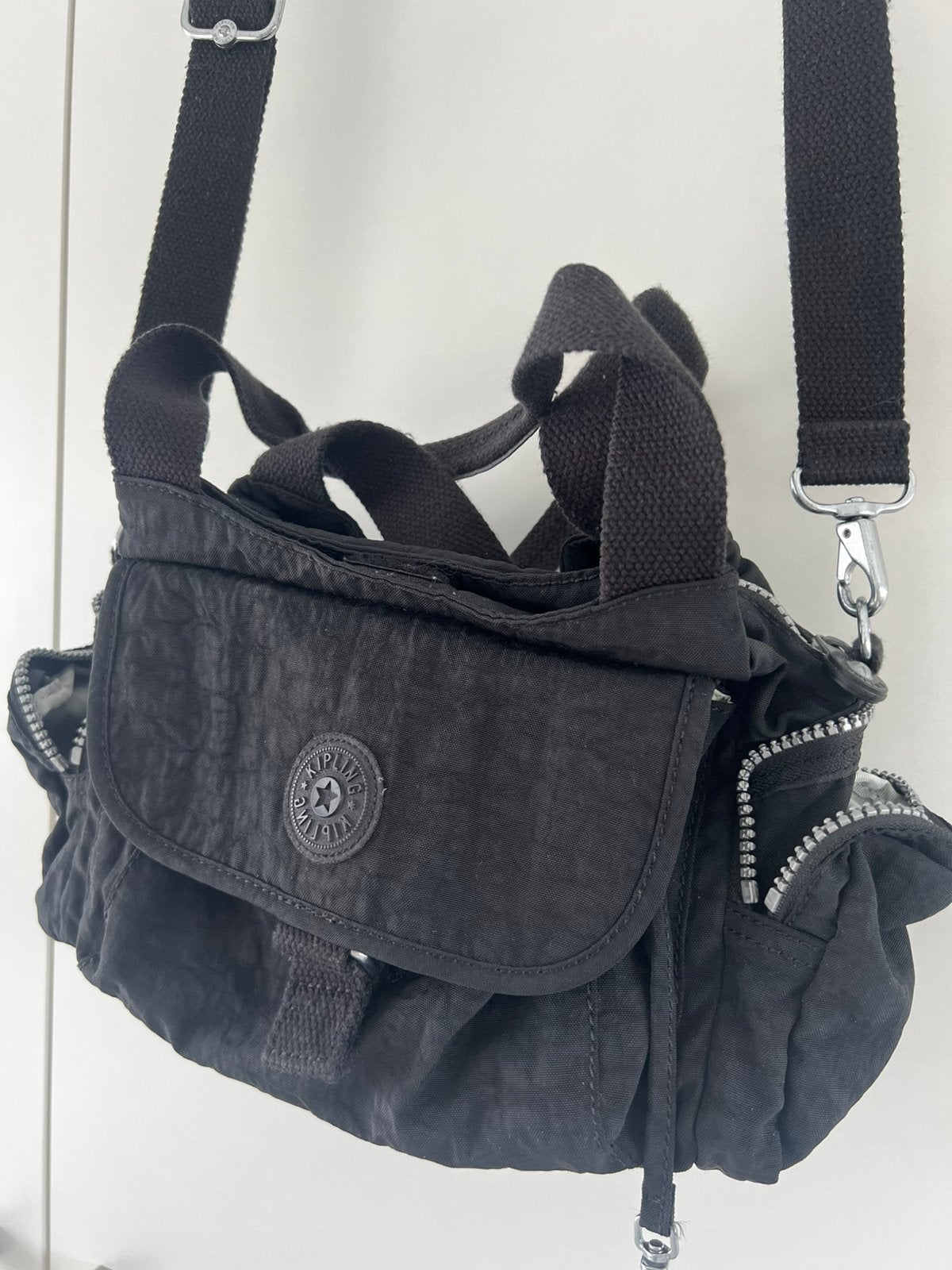 Zwarte Kipling tas, Kinderen en Baby's, Overige merken, Ophalen of Verzenden, Zo goed als nieuw, Rug