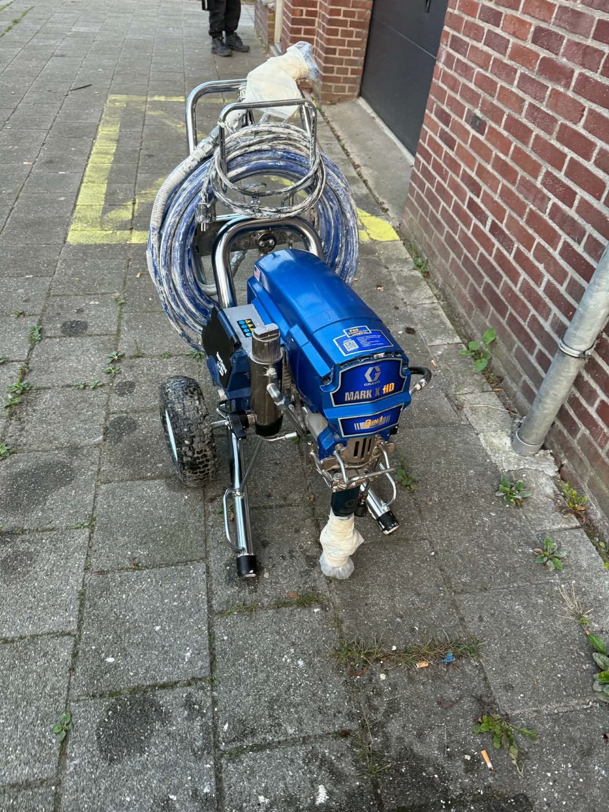 Graco Mark X HD Verfspuit - Professioneel en Krachtig, Ophalen of Verzenden, Gebruikt, Verfspuit of Verfpomp
