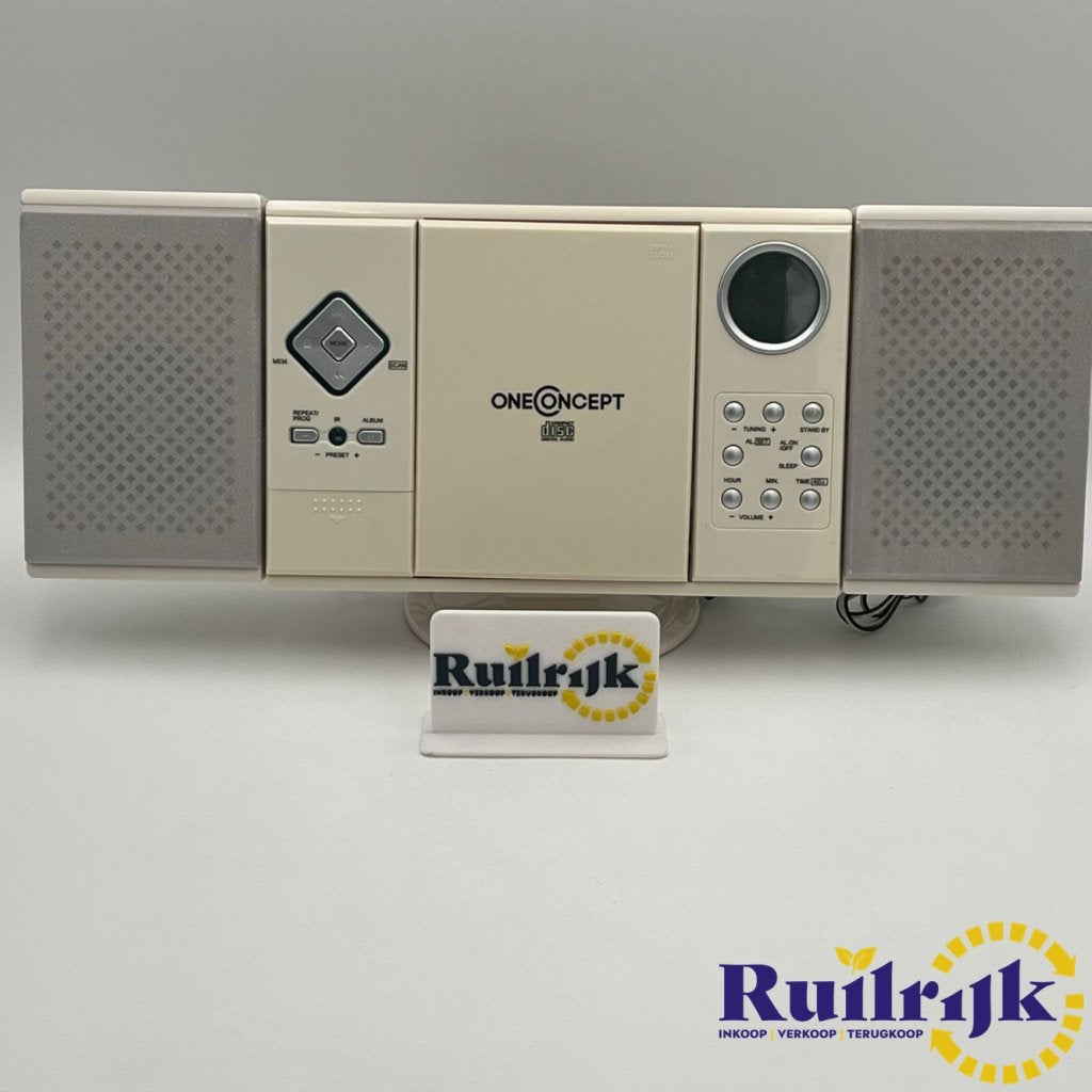 One Concept Cd MP3 Radio player Wit - Nette staat, Flex Ltd., Zo goed als nieuw, https://flex.com/contact-us, Nobelstraat 10, 5807 GA Oostrum LB, Limburg, Nederland