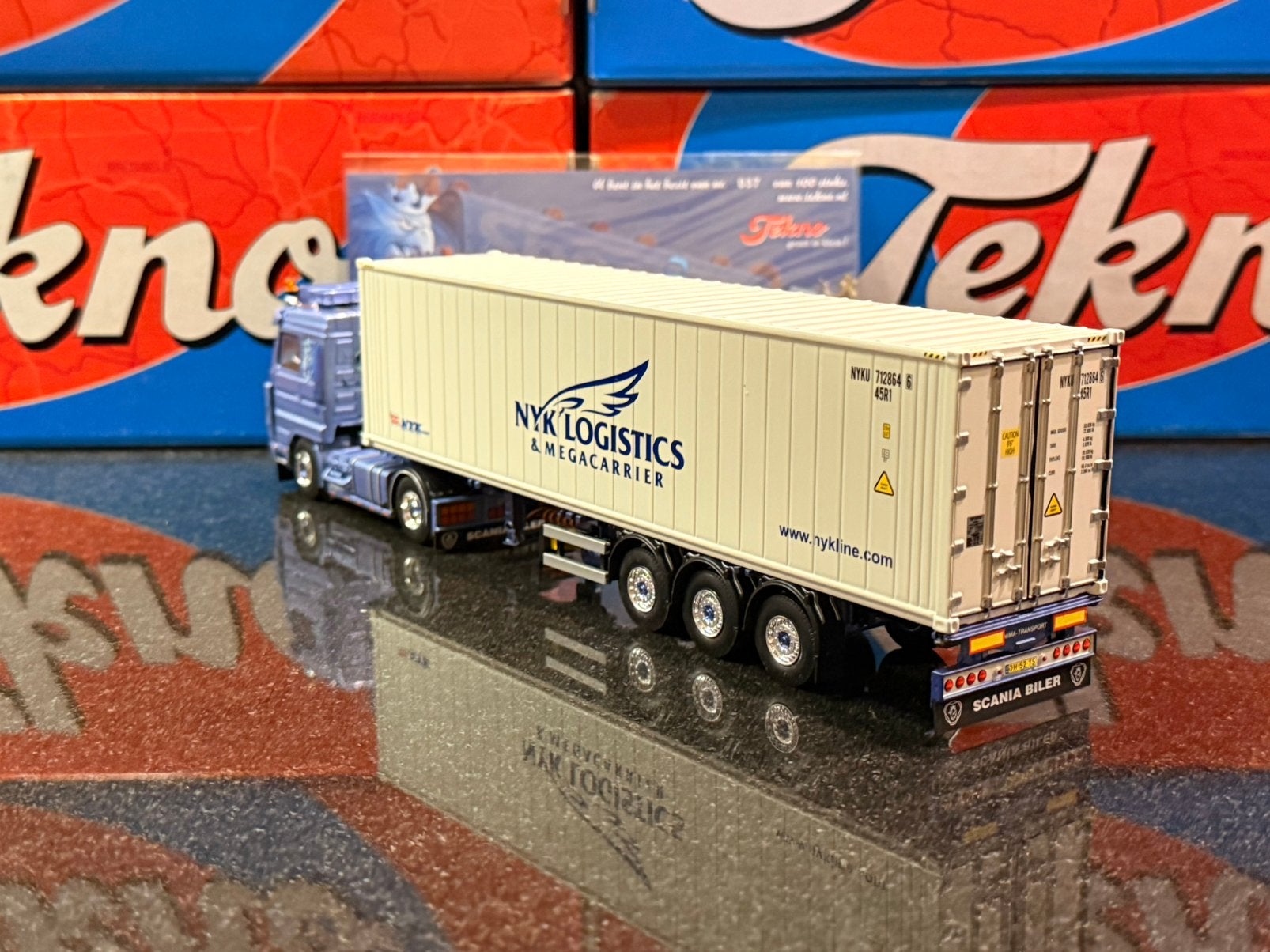 Tekno - Scania 143 Streamline Sneepels, Verzenden, Zo goed als nieuw, Bus of Vrachtwagen, Tekno