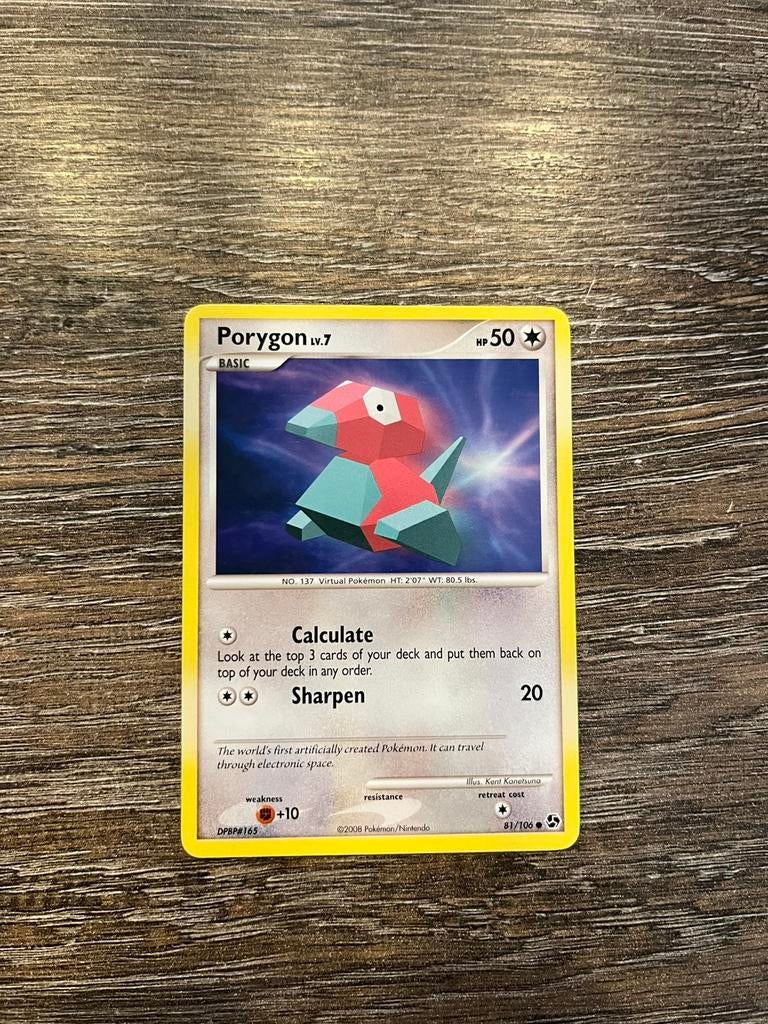 Porygon GE 81/106, Ophalen of Verzenden, Zo goed als nieuw, Meerdere kaarten