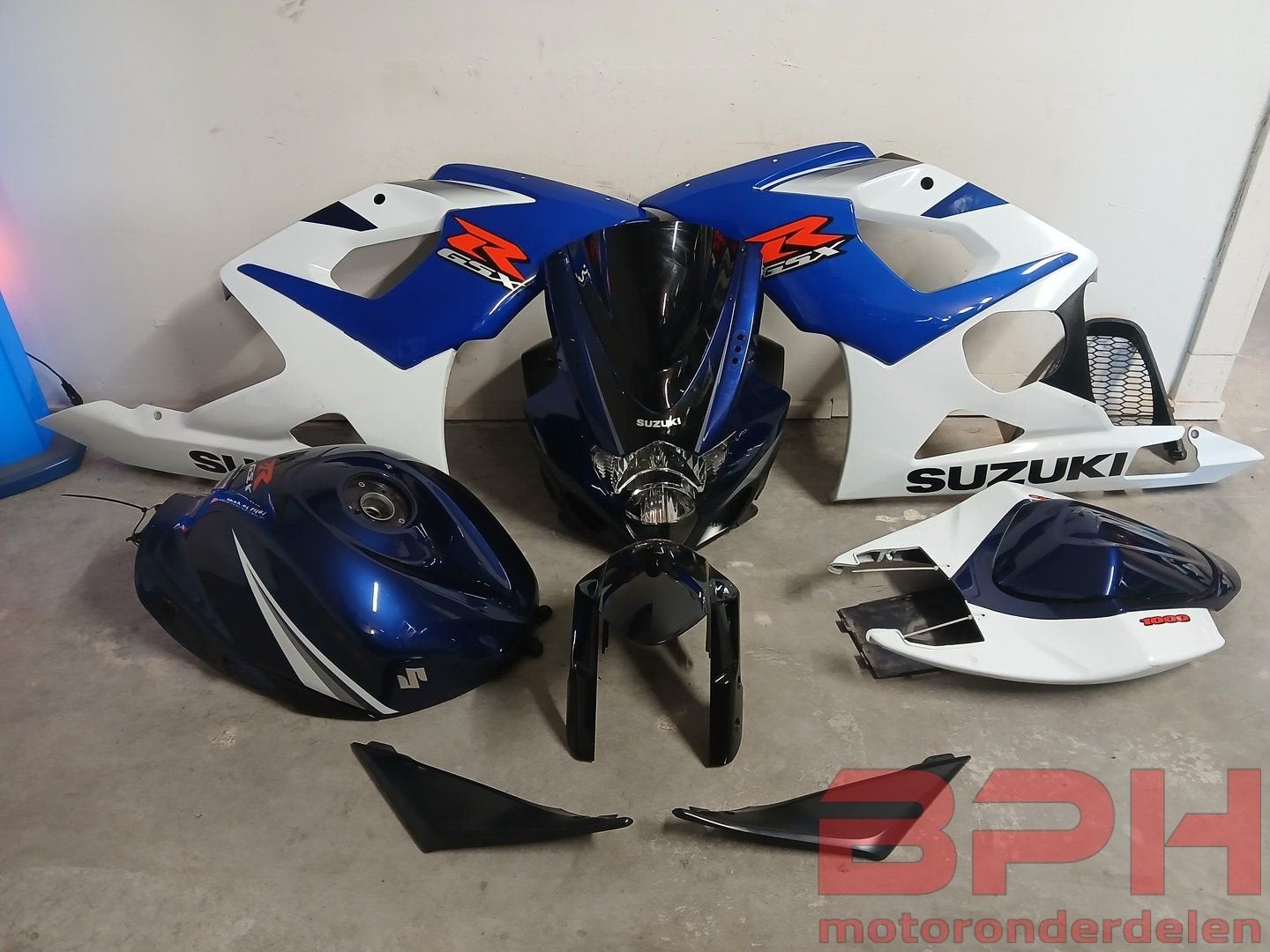 Kappenset / kuipset + tank Suzuki GSX-R 1000 K5 - K6 2005 t/, Motoren, Onderdelen | Suzuki, Ophalen, Gebruikt, -, -