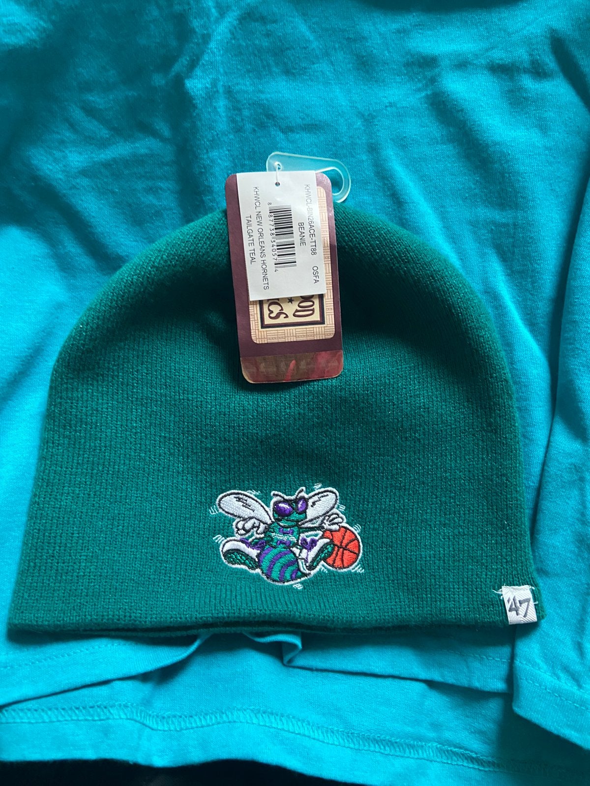Nieuwe Charlotte Hornets Beanie - Teal muts, Kleding | Heren, Hoeden en Petten, Ophalen, Nieuw, One size fits all, Pet