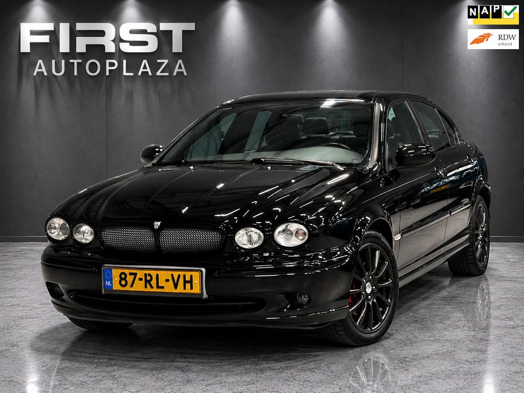 Jaguar X-type 2.5 V6 Executive LEDER/AIRCO/ELEKTR STOELEN |, Keurmerk '100% Onderhouden', 196 pk, Gebruikt, Zwart