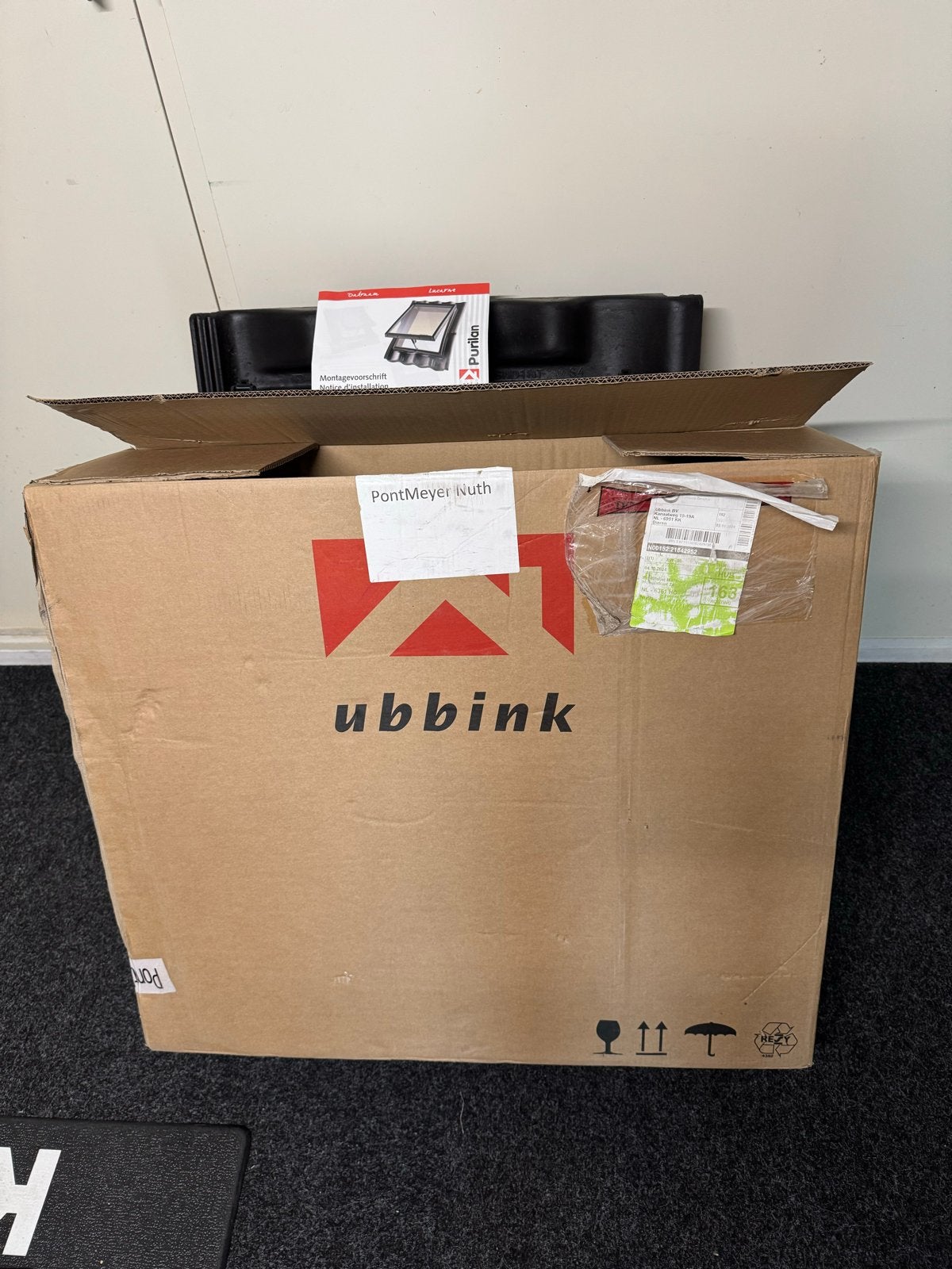 Ubink Purilan Dakraam ISO SND 31 4-pans 425x425mm Dubbel Gla, Minder dan 80 cm, Nieuw, Ophalen of Verzenden, Dubbelglas