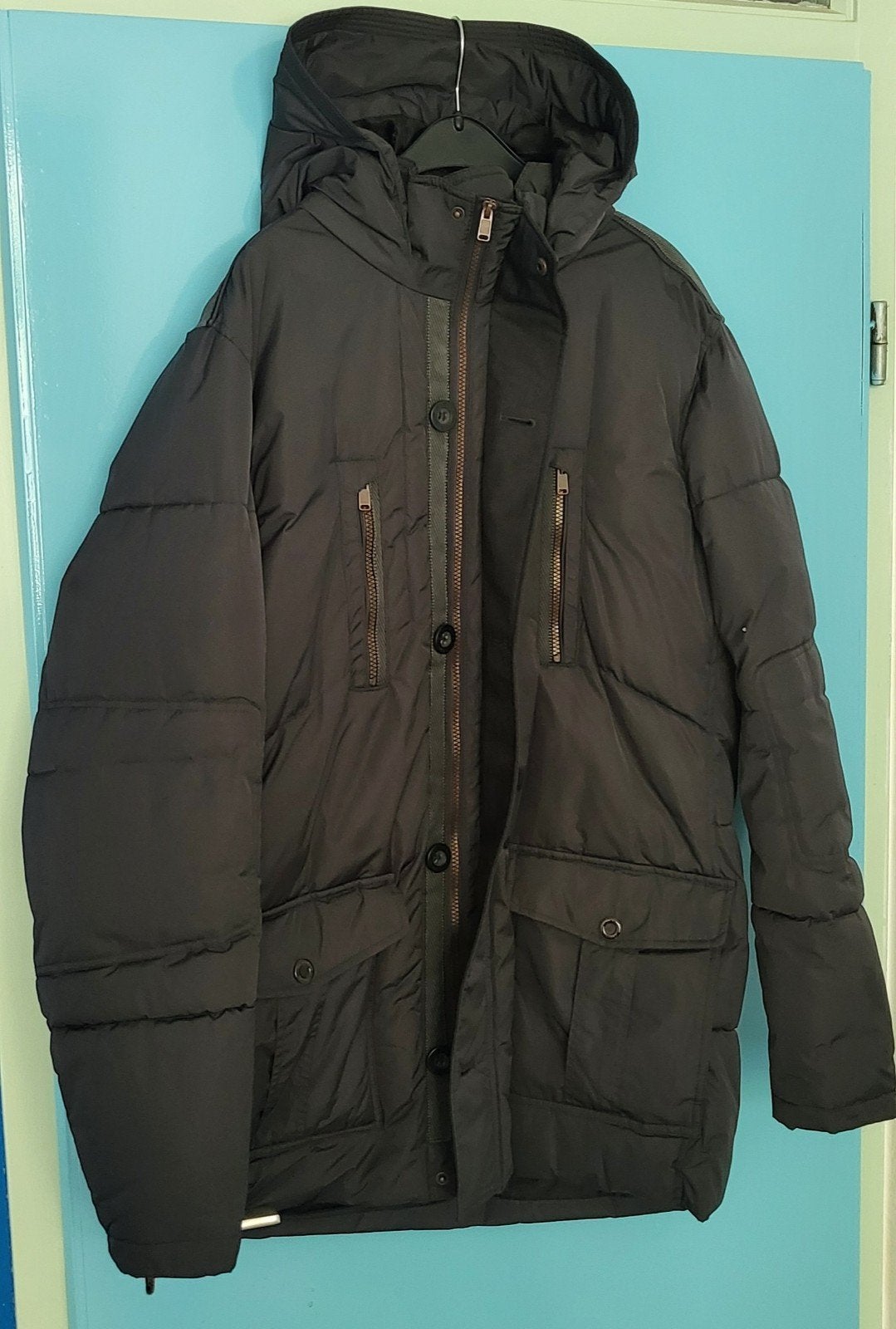 Stijlvolle Winterjas Heren, Verzenden, Nieuw, Maat 56/58 (XL), Zwart
