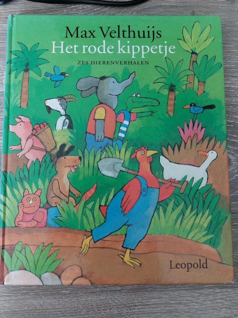 Max Velthuijs - Het rode kippetje Zes Dierenverhalen, Boeken, Fictie algemeen, Max Velthuijs, Ophalen of Verzenden, Zo goed als nieuw