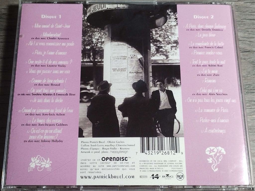 Patrick Bruel ‎– Entre-Deux...[2 CD], Ophalen of Verzenden, Zo goed als nieuw