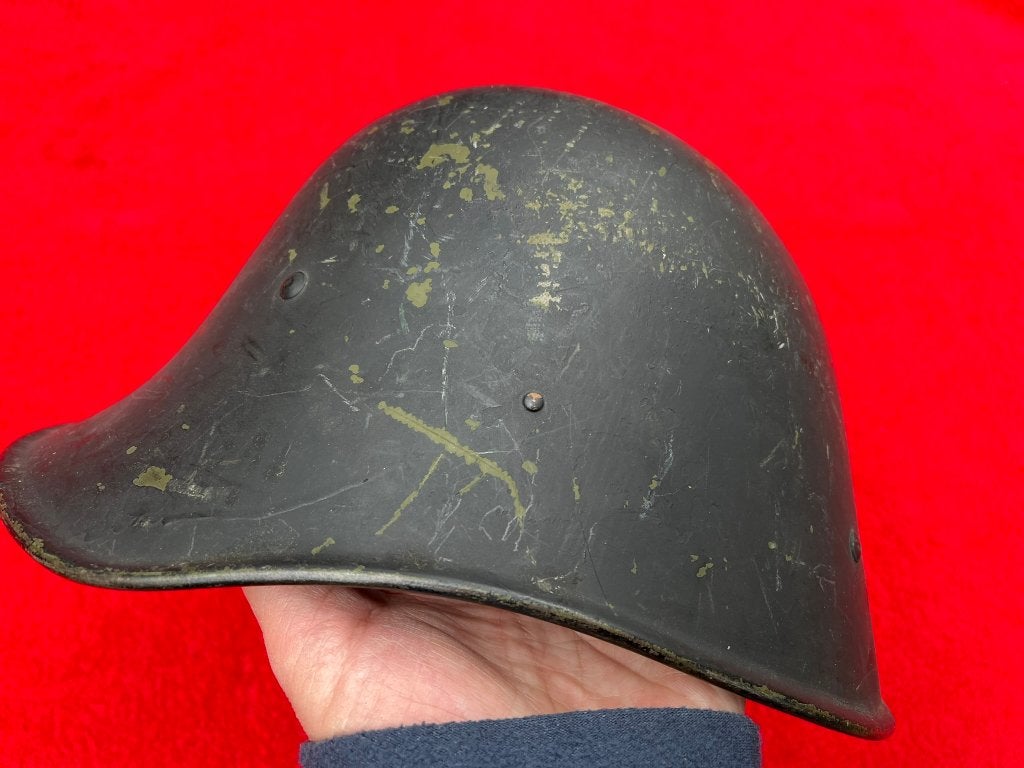 Nederlandse helm M27 - WW2  Mooi exemplaar!, Verzenden, Nederland, Helm of Baret