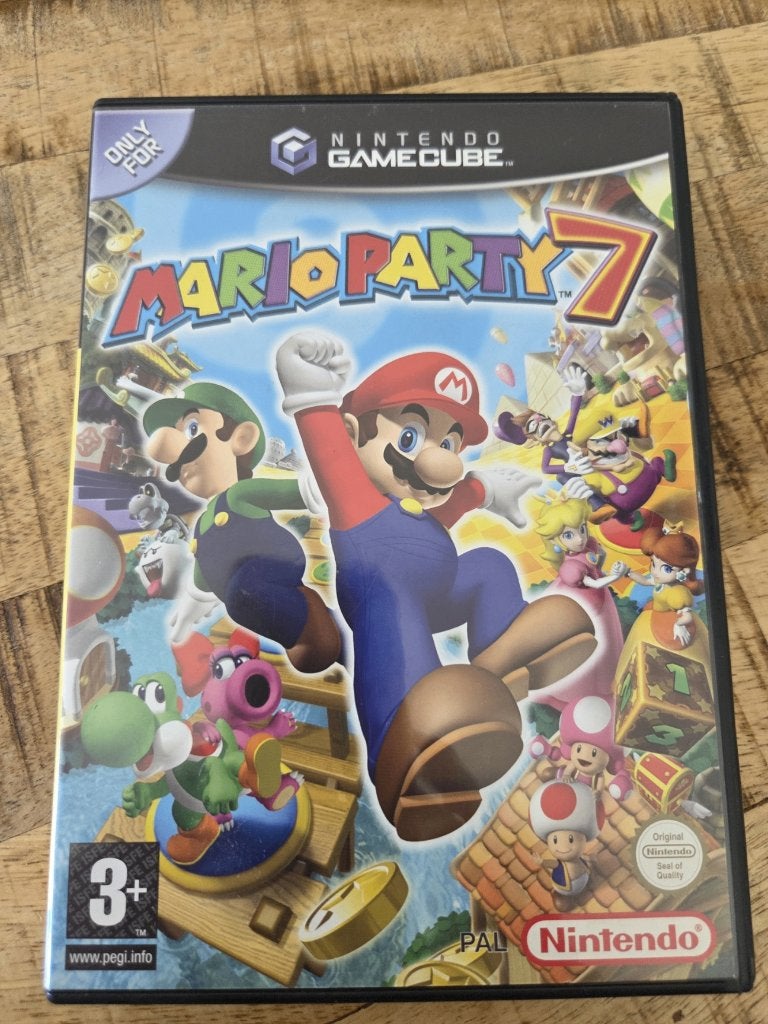 Nintendo Gamecube Mario Party 7, Spelcomputers en Games, Games | Nintendo GameCube, Avontuur en Actie, Ophalen of Verzenden, Zo goed als nieuw