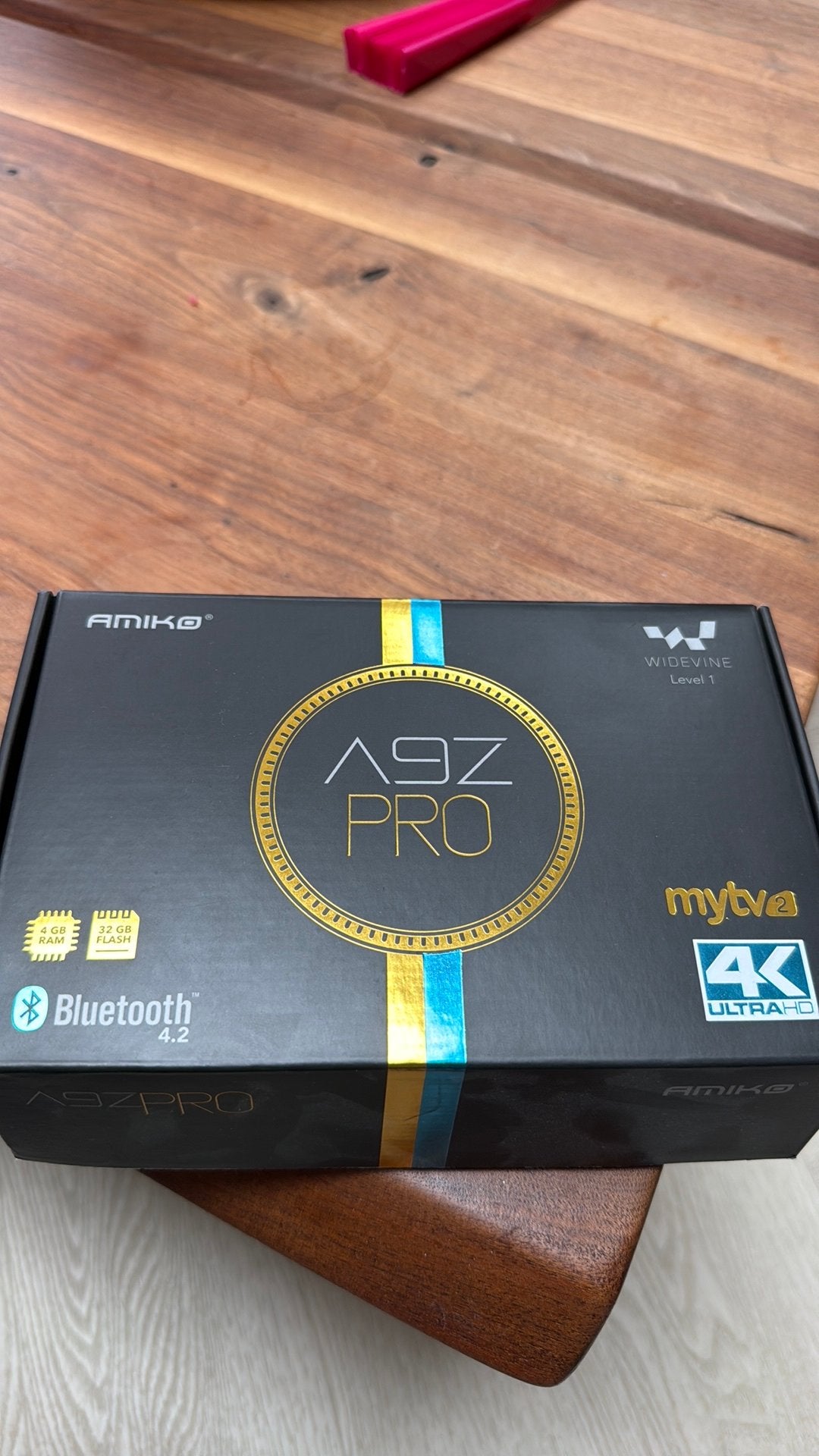 Amiko A9Z Pro Android 9 4K TV Box met 32GB Flash, Audio, Tv en Foto, Mediaspelers, Ophalen of Verzenden, Zo goed als nieuw, HDMI