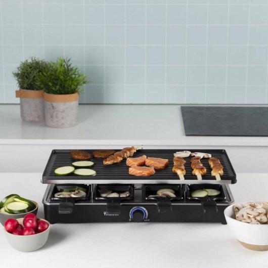 Tristar Raclette RA-2724 NIEUW 8-persoon Gourmetstel gourmet, 8 personen of meer, Nieuw, Ophalen of Verzenden, H