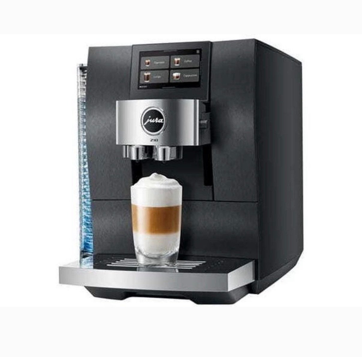 Jura Z10 EB volautomatische koffiemachine amper gebruikt, Witgoed en Apparatuur, Afneembaar waterreservoir, 10 kopjes of meer