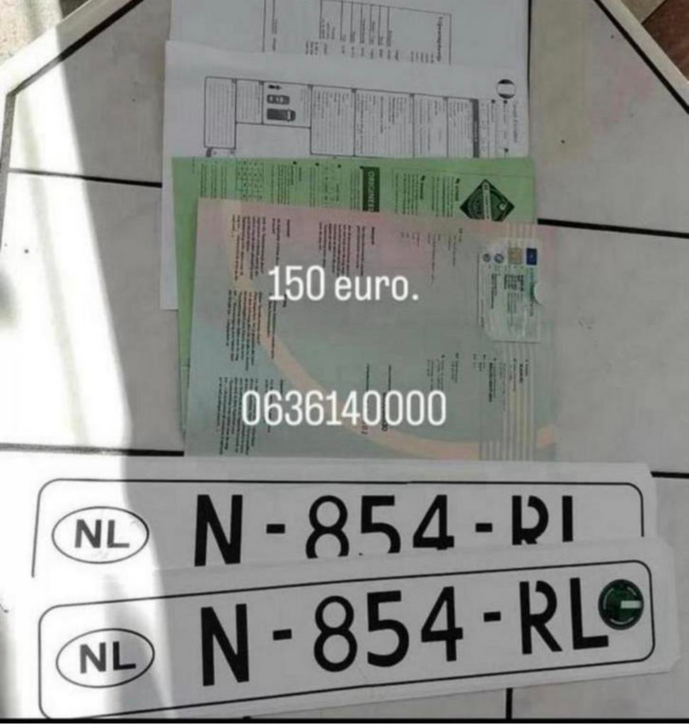 Export papieren 150 euro, Ophalen of Verzenden, Zo goed als nieuw