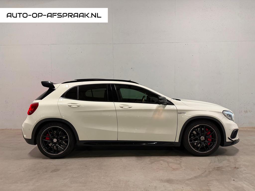 Mercedes-Benz GLA-klasse AMG 45 edition 1 Pano Camera Harman, Gebruikt, Euro 6, 4 cilinders, Wit