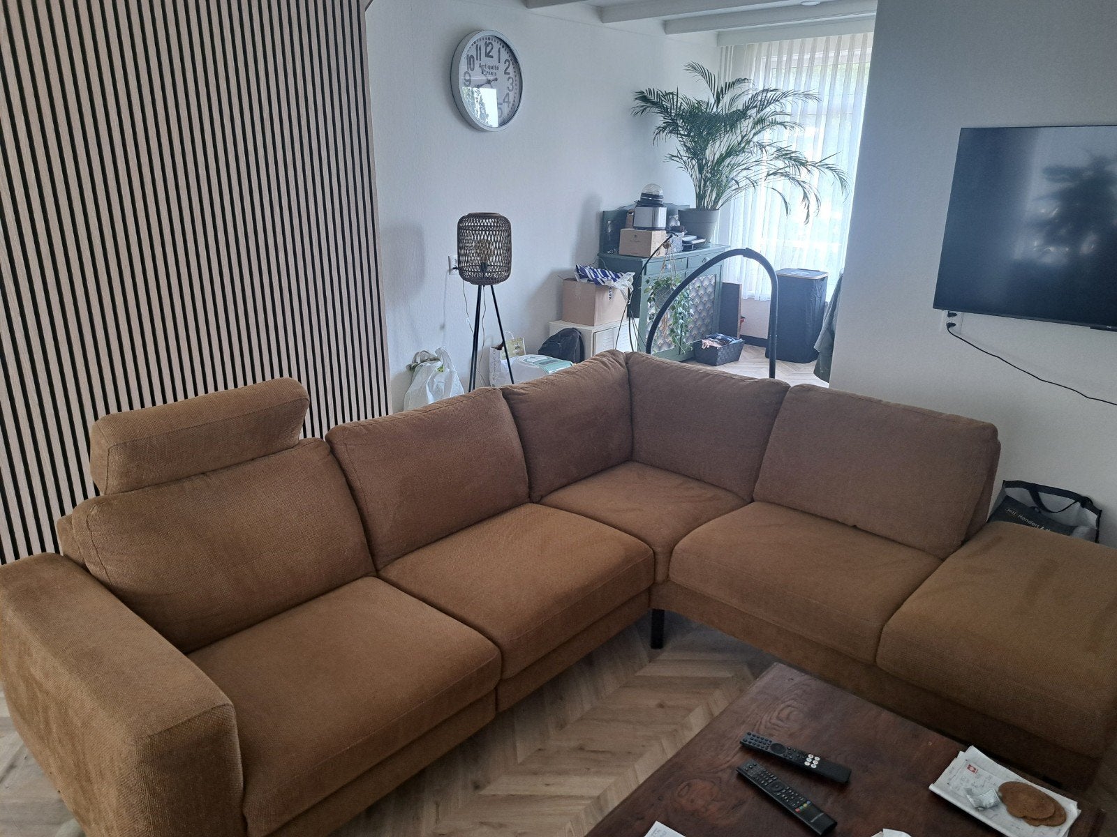 Hoekbank 262x86x223 cm, 3-delig, in goede staat, Ophalen, 250 tot 300 cm, Gebruikt, Hoekbank