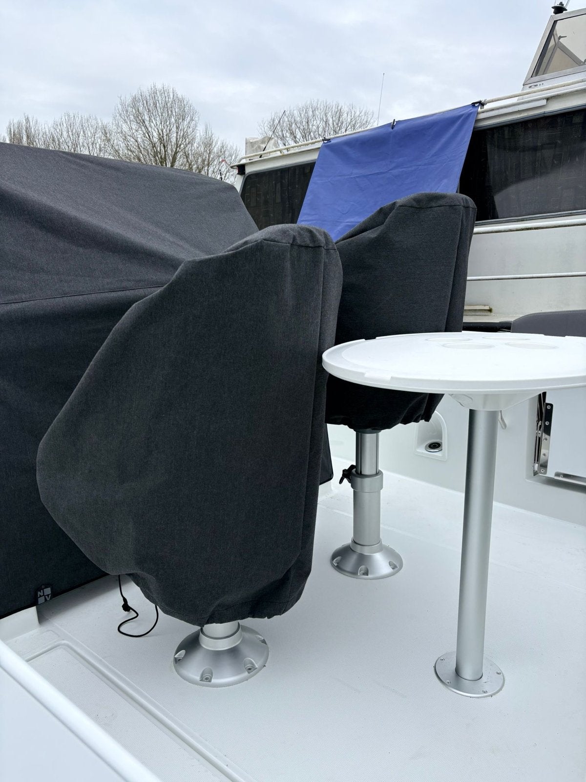 Nieuwe Stoelhoes voor bootstoel - Graphite, Watersport en Boten, Ophalen of Verzenden, Nieuw, Interieur en Kussens