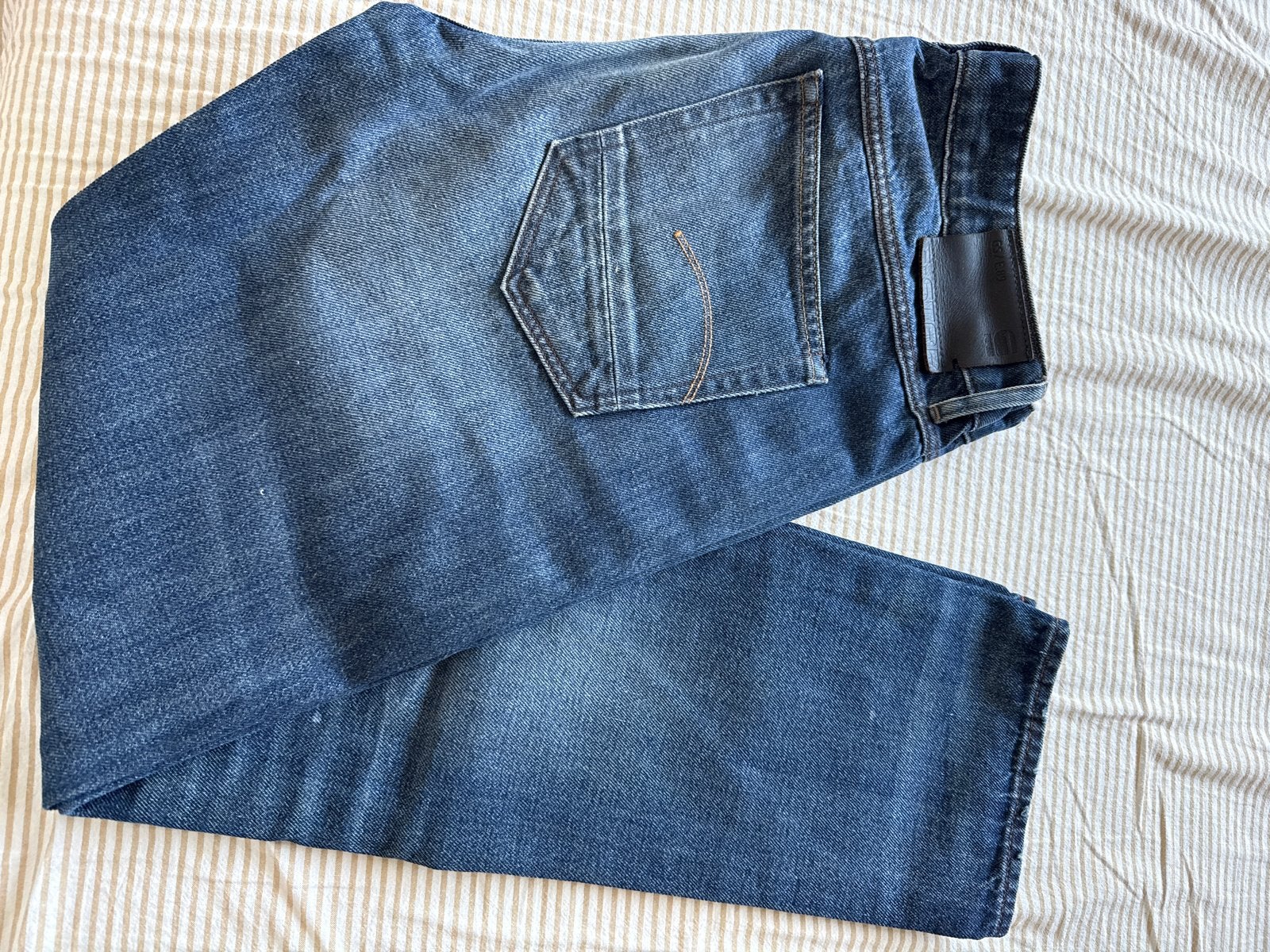 G-Star RAW Kate Boyfriend Jeans W28 L34, Verzenden, Gedragen, Blauw, W28 - W29 (confectie 36)