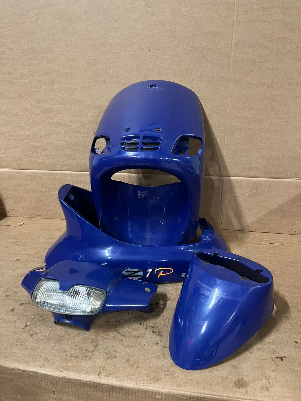 Zip type 3 kappenset blauw, Motoren, Ophalen of Verzenden, A, A, A
