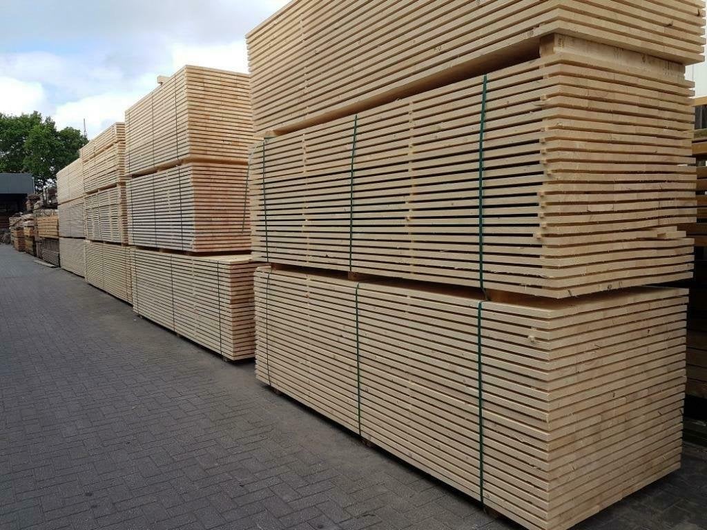 Gedroogd steigerhout planken van 20 cm breed in 3 en 5 meter, Ophalen of Verzenden, Nieuw