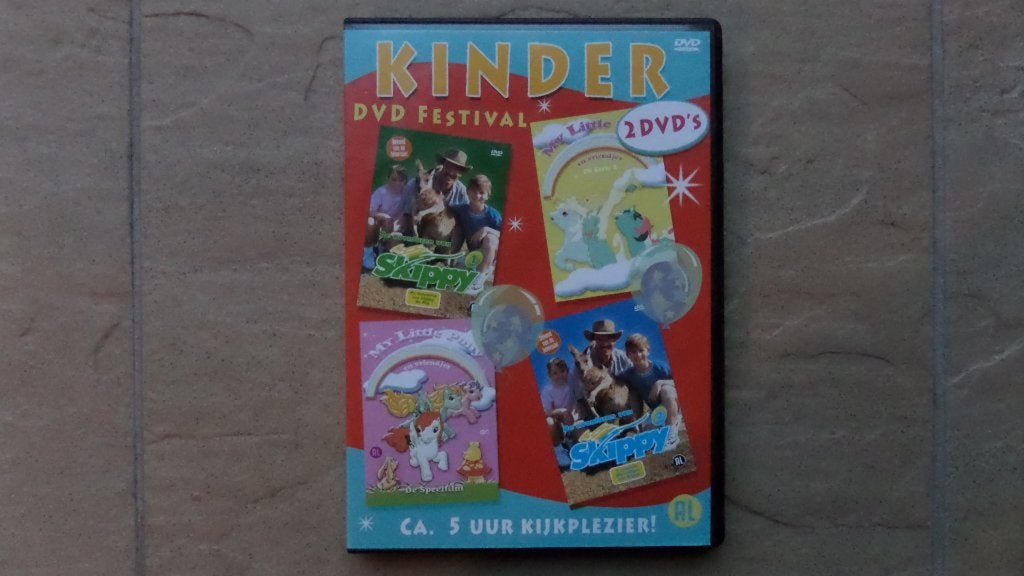 Skippy 2 verhalen/ My Little Pony 2 verhalen Ned ondertiteld, Vanaf 6 jaar, Ophalen of Verzenden, Zo goed als nieuw, Film