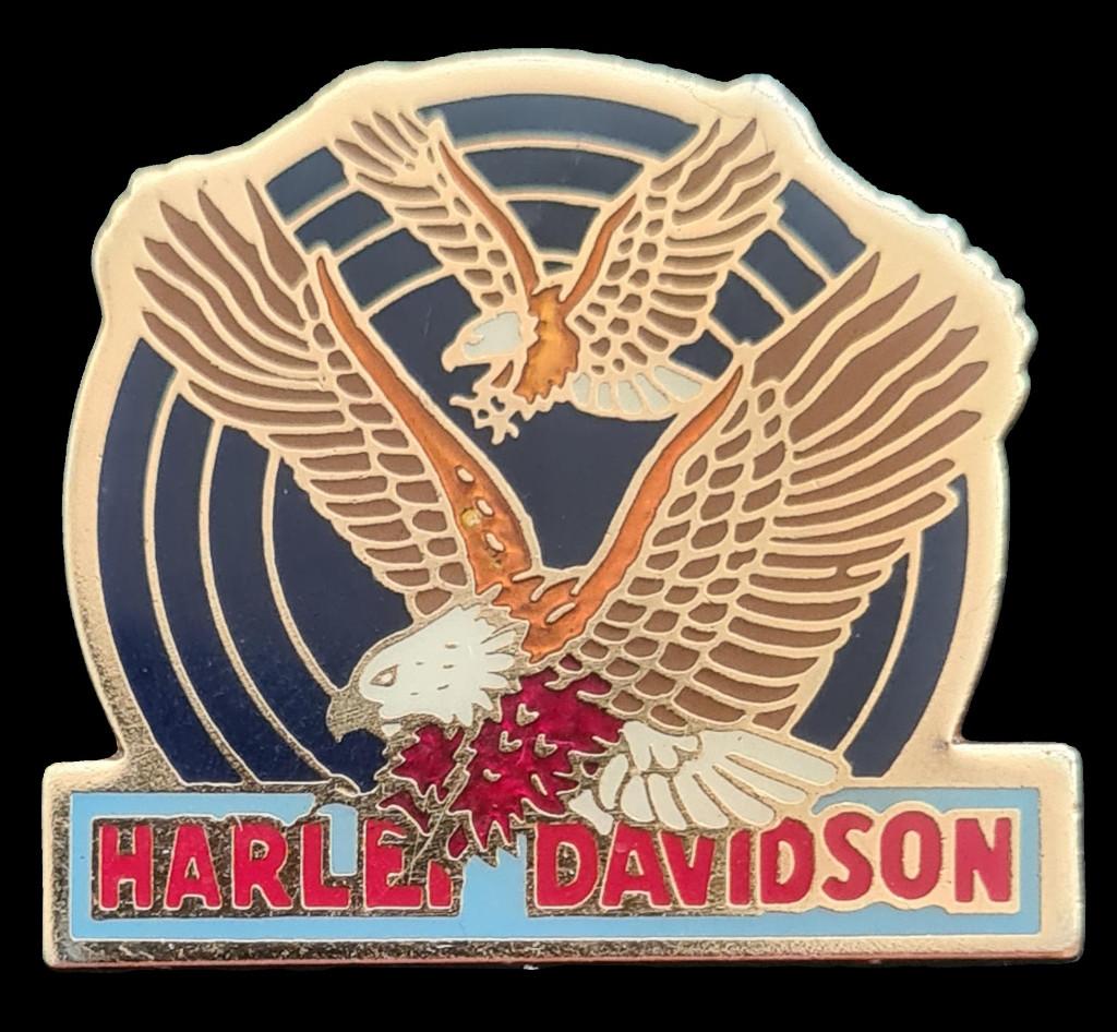 Harley- Davidson pin- gelakt, Verzamelen, Speldjes, Pins en Buttons, Verzenden, Nieuw, Transport, Speldje of Pin