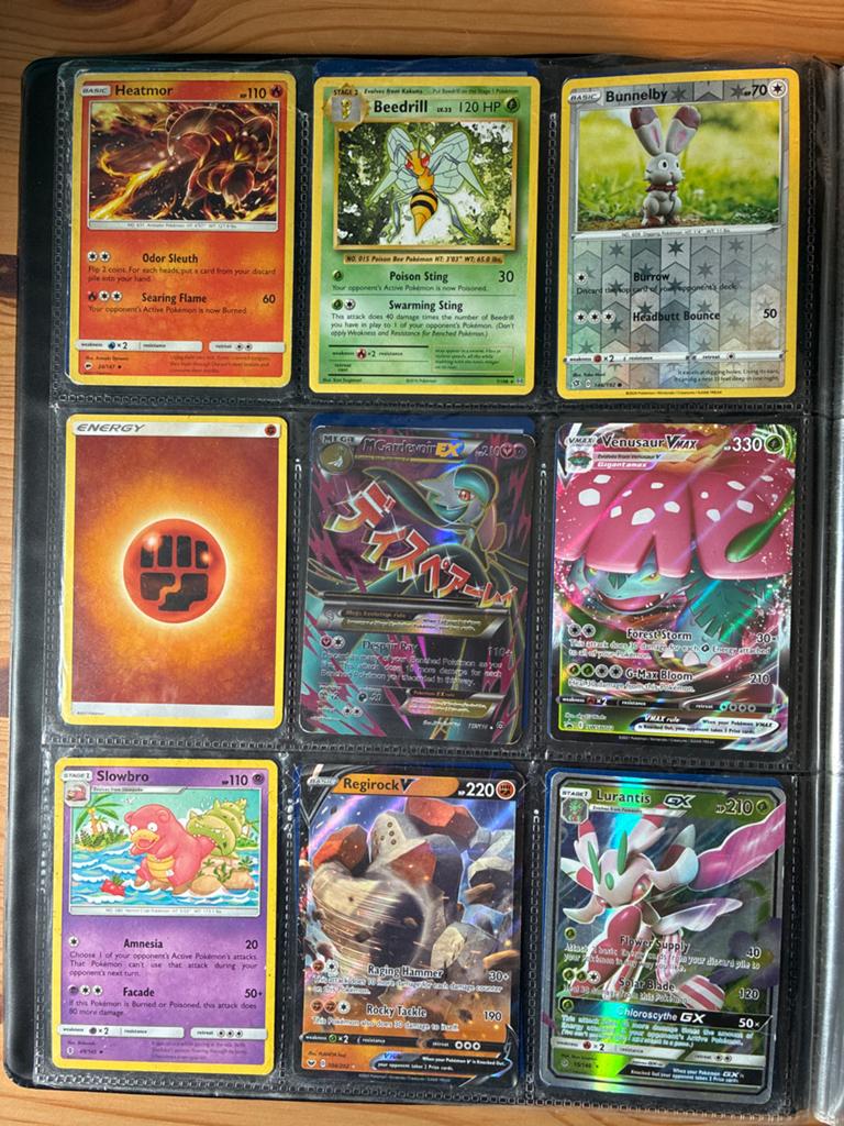 Grote Pokémon Kaartencollectie - Diverse Kaarten, Ophalen of Verzenden, Zo goed als nieuw, Meerdere kaarten, Foil