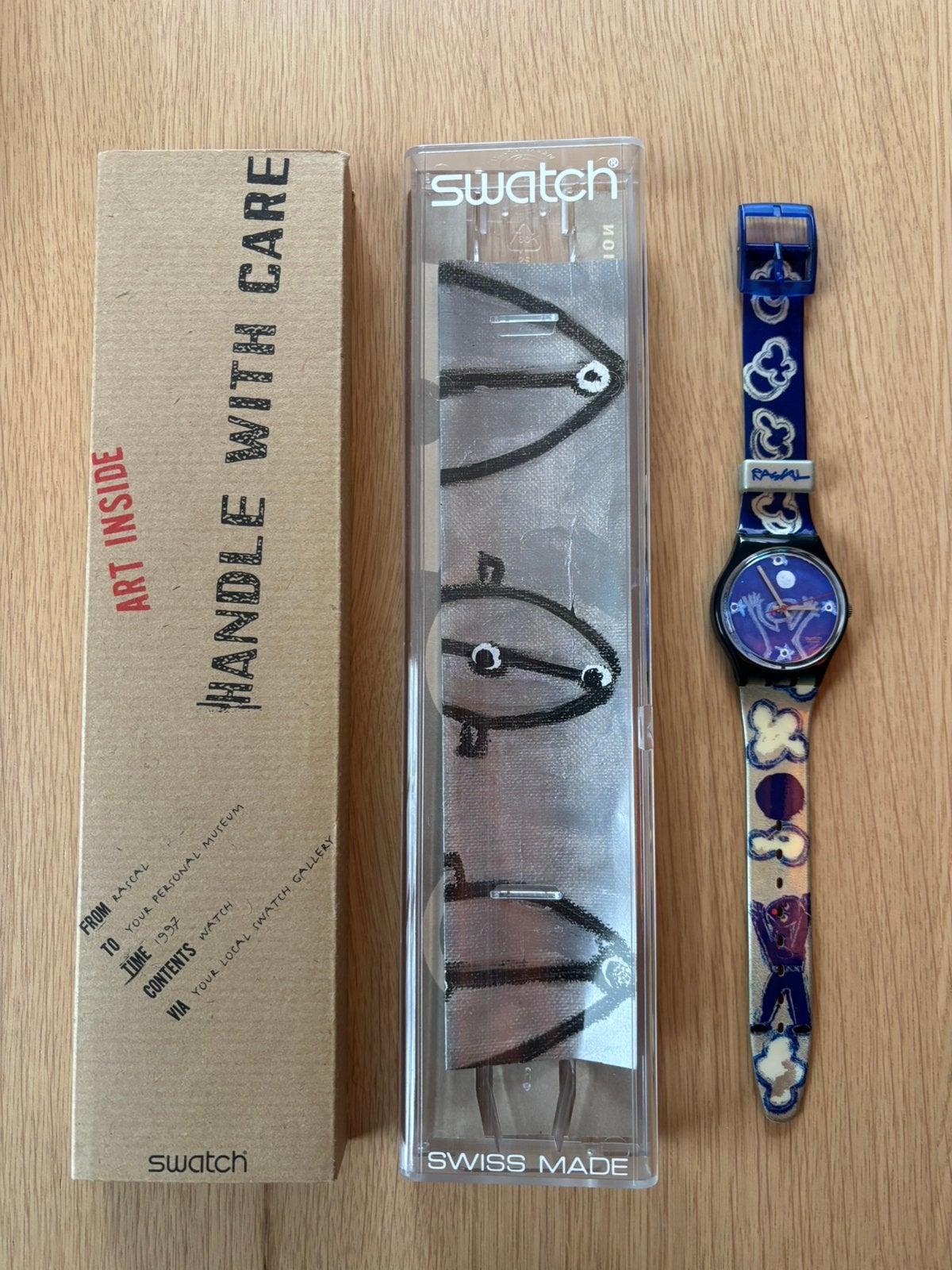Swatch vintage horloge - nieuw in doos, Ophalen of Verzenden, Nieuw, Polshorloge, Swatch