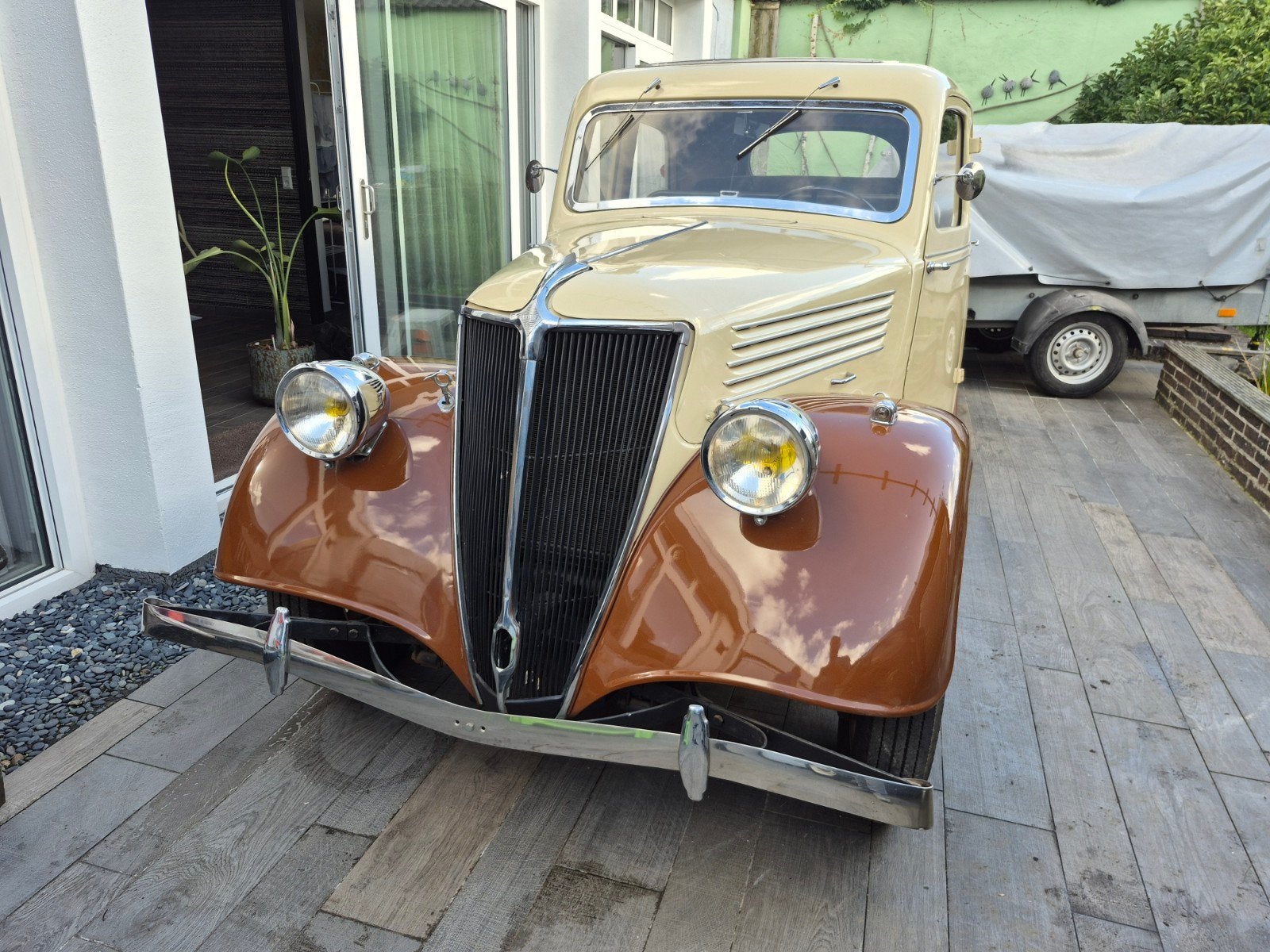 Renault Primaquatre 1937 ( zeldzaam), Bruin, Renault, 2385 cc, Bruin