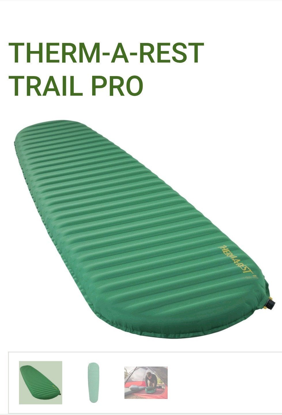 Thermarest Trail Pro Slaapmat - Nieuwstaat, Ophalen of Verzenden, Zo goed als nieuw, 1-persoons