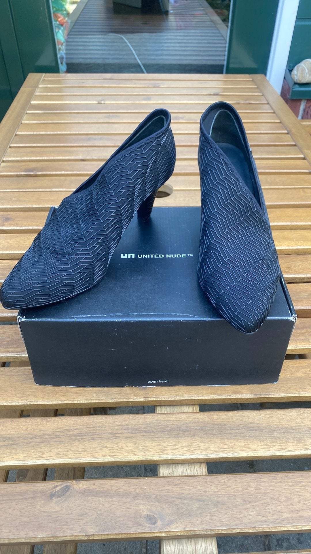Hakken United Nude zwart maat 39, Ophalen of Verzenden, Zo goed als nieuw, Zwart
